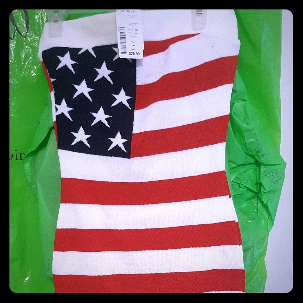 A tube top dress size M 25$ , bathing suit 10$